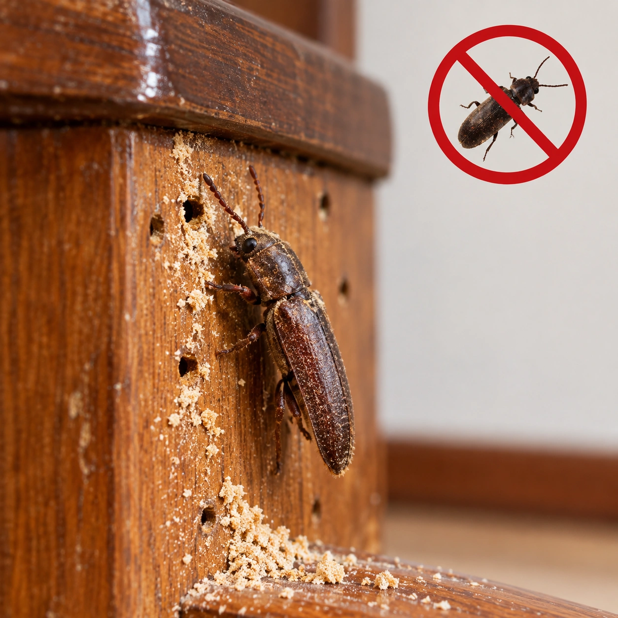 Wood borer control in Lucknow